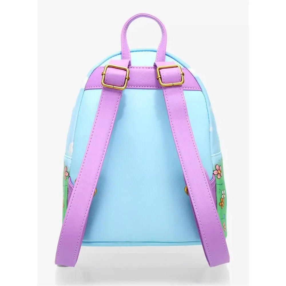 Loungefly Disney A Goofy Movie Max & Roxanne Flower Field Mini Backpack